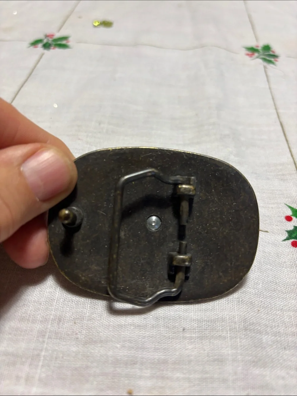 Silver-tone Belt Buckle